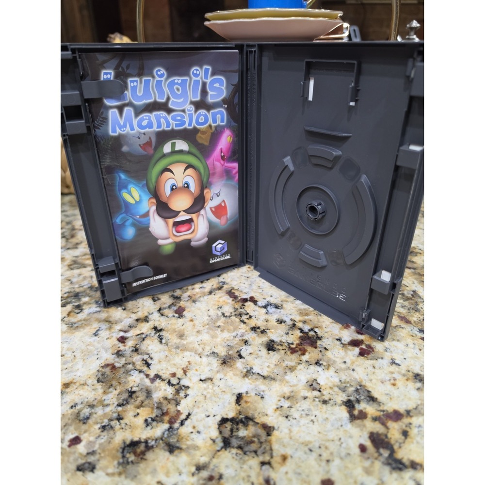 Nintendo Luigi's Mansion GameCube CASE AND MANUAL ONLY - No Game